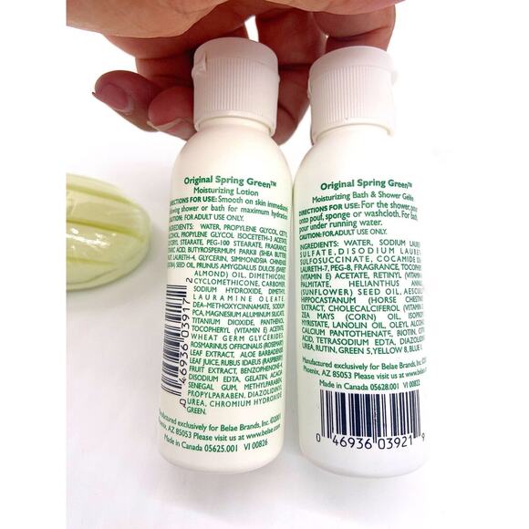 Vintage Vitabath Original Spring Green Gelee’ Lotion 2oz Soap Bar Trio 2001 NOS - Picture 3 of 5